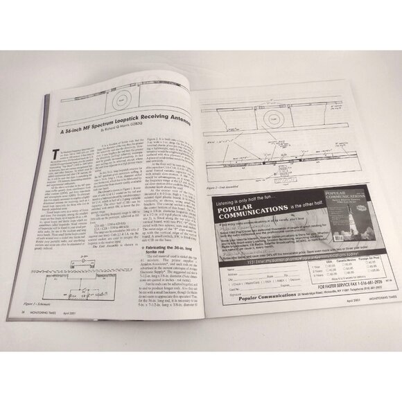 Monitoring Times Magazine My Favorite Scanning MILCOM April 2001 Shortwave Radio - Picture 3 of 7
